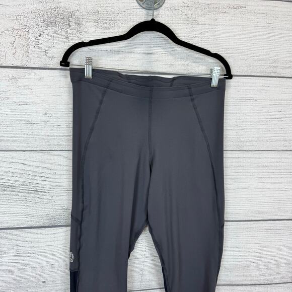Sugoi Women's Gray Active Workout Cropped Leggings Size Large - Picture 2 of 10